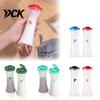 Powder Shaker for Kitchen Refillable Seasoning Bottle, Multi-Aperture Plastic Spice Shaker, Transparent Dispenser Moisture-Proof Condiment Jar