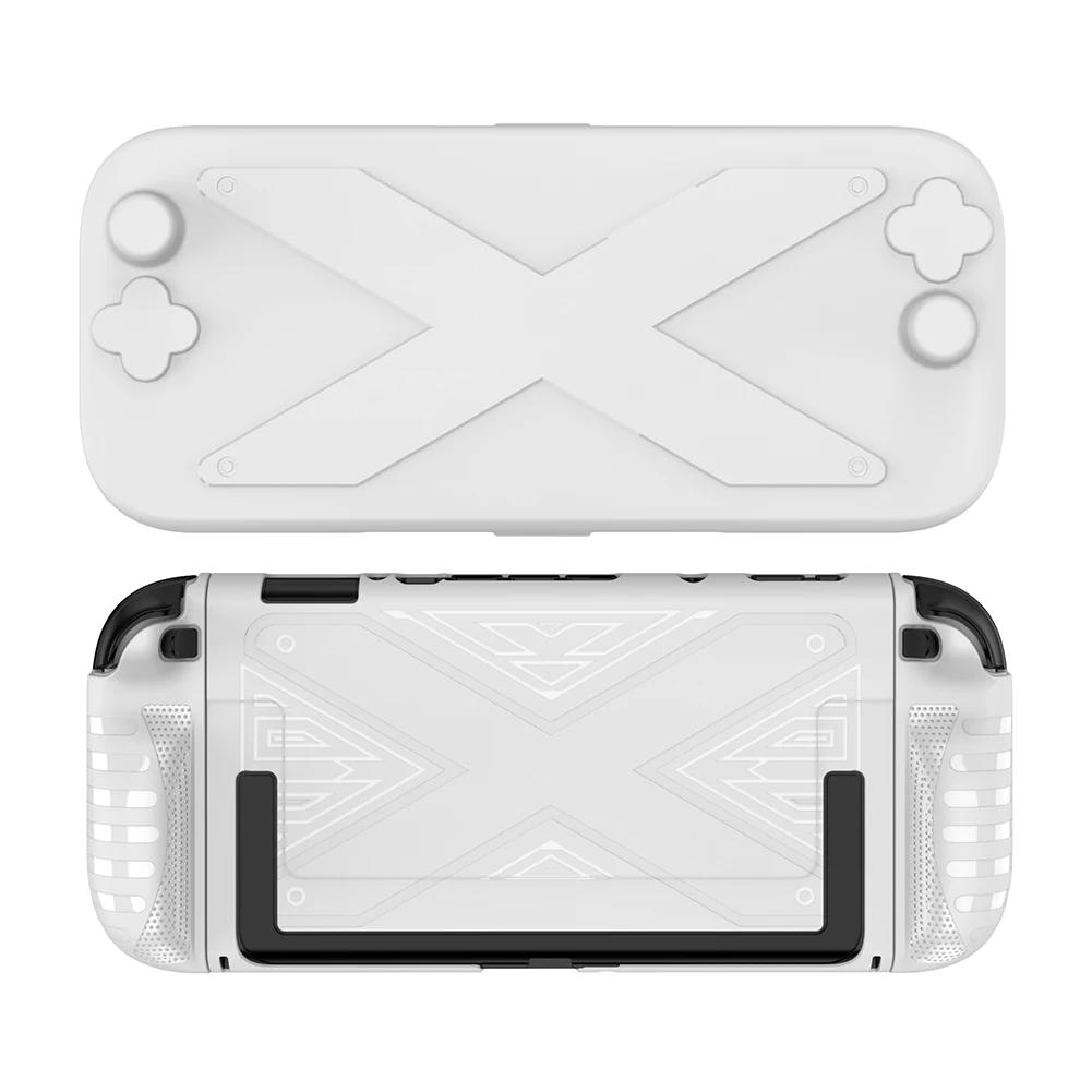 TPU+PC Case Ergonomic Handle Grip Cover Anti-Slip Protective Case Cover Host Shell for Nintendo for Switch 2 Console Accessories