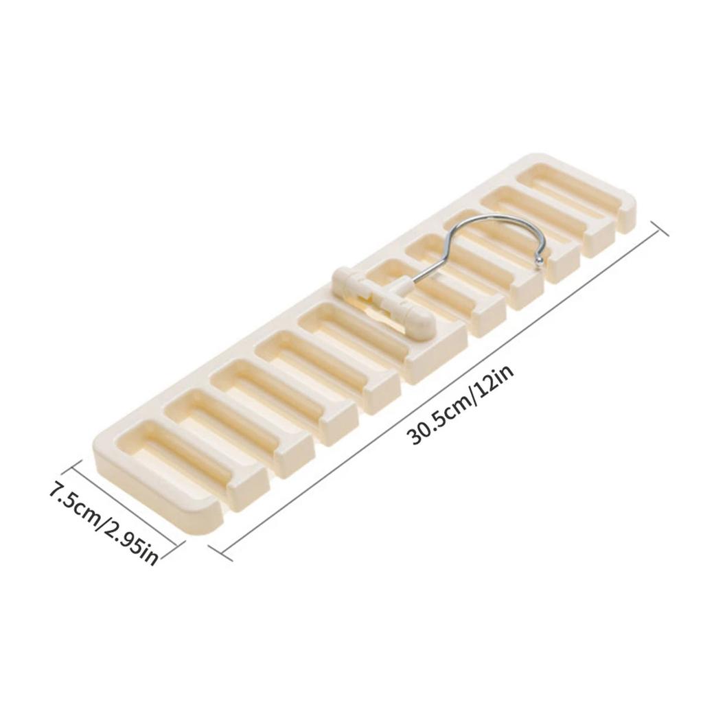 Tie Belt Hanger Wardrobe Belt Rotating Organizer Rack Multifuctional Scarf Hanger Home Closet Storage Holder Accessories 1PCS