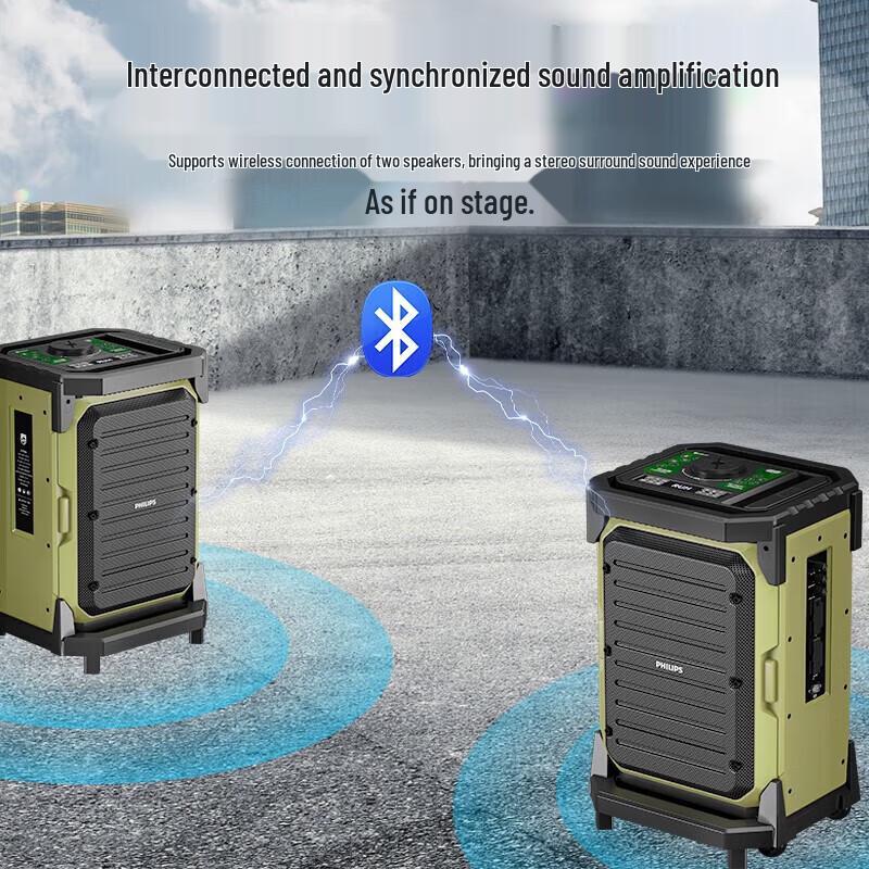 Philips SD80 Portable Bluetooth Trolley Speaker