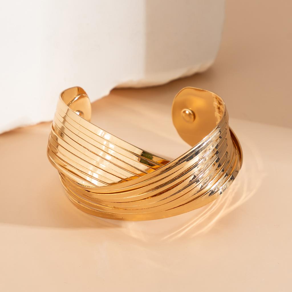 High Quality Goth Cross Wide Open Cuff Bangle for Women Statement Heavy Metal Arm Bracelet Pulseras Grunge Jewelry Steampunk Men