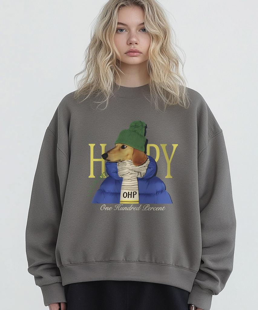 OHP Ohpxharmonia Синяя утепленная флисовая толстовка