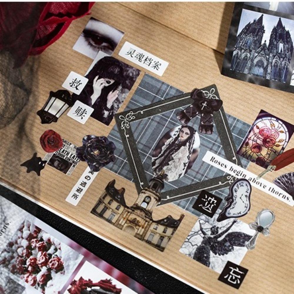 20 шт. декоративные наклейки MINKYS книга ретро ноутбук фотокарточка наклейка книга школьные канцелярские принадлежности