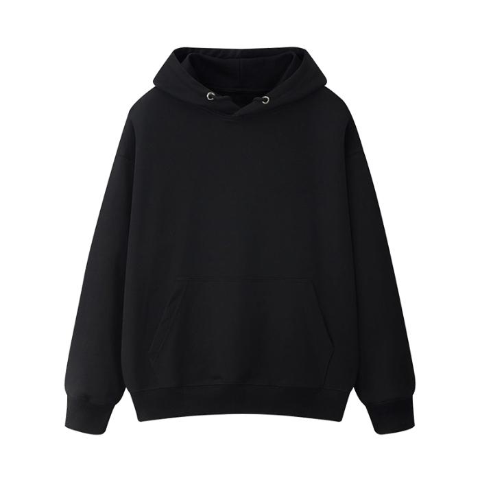 Осень Большой размер 330г Хлопковый тонкий Худи Мужской повседневный оверсайз Пуловер Худи Женская Толстовка мужская однотонная на каждый день уличная одежда УНИСЕКС