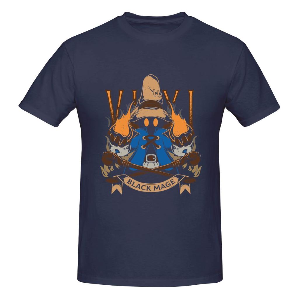 Vivi Black Mage Loose But Not Bulky Tshirt Korean Style Casual Quickdrying Tee