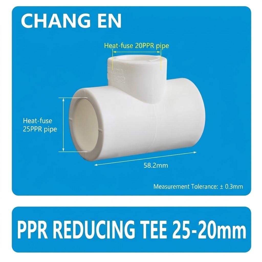 PPR Pipe Fittings Kit (20mm & 25mm) - Thickened Heat Fusion Elbow, Tee, Straight Coupling, Union & Adapter Connectors for Home Plumbing