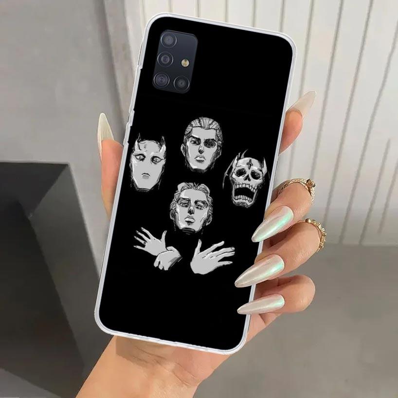 Чехол для телефона JoJo Adventure Killer Queen для Samsung Galaxy A52 A32 A22 A12 A02S A50S A30S A10S Note 20 Ultra 10 Plus S10 A31 A20