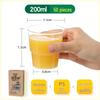 Meiliya Sturdy Transparent Disposable Plastic Cups