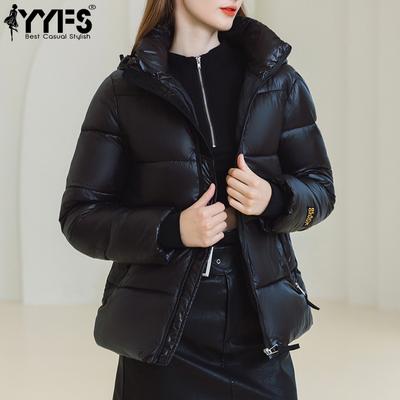 Женская мода повседневная осень-зима однотонные принты с длинным рукавом и капюшоном пальто