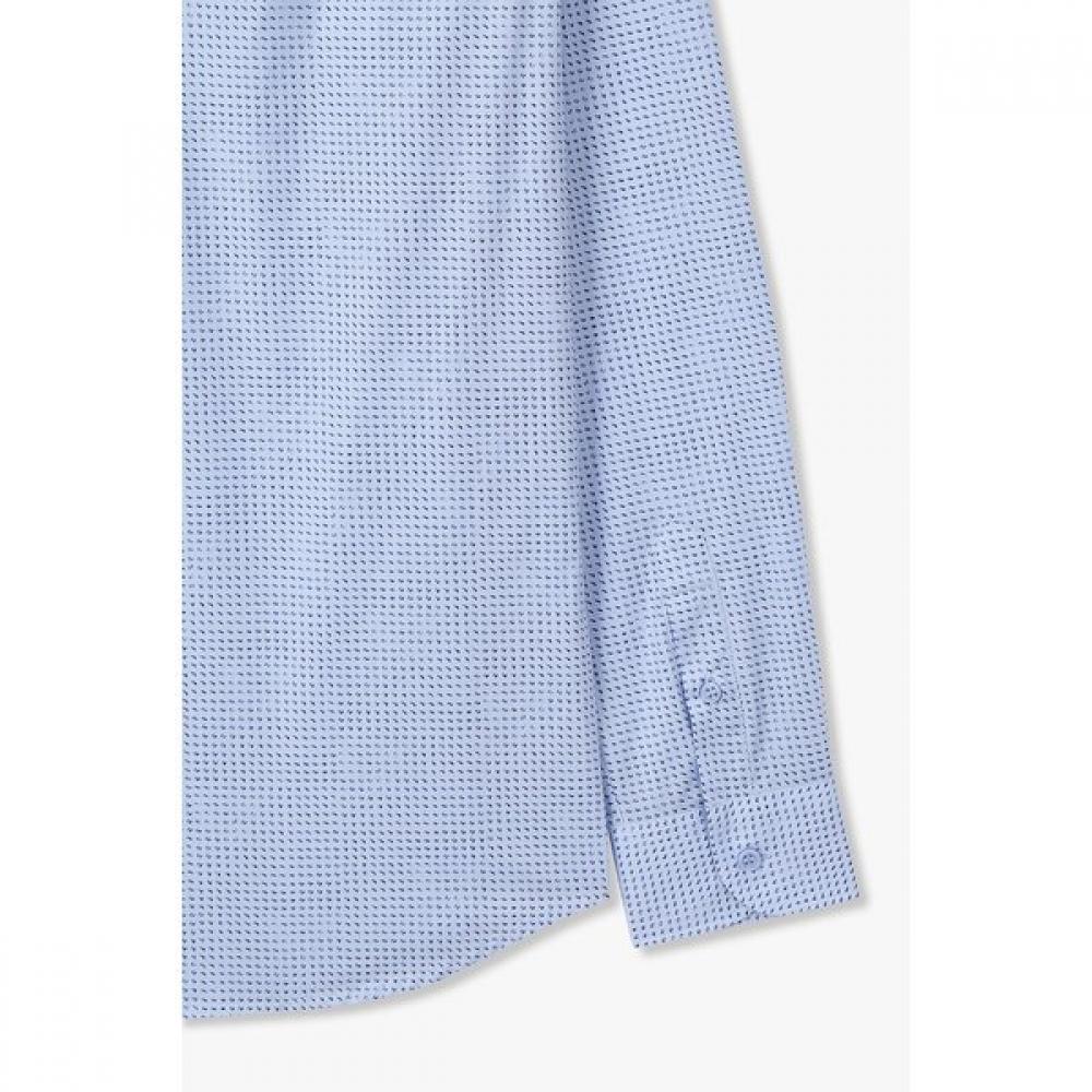 Emporio Armani Men Dot Pattern Stretch Shirt A516104003