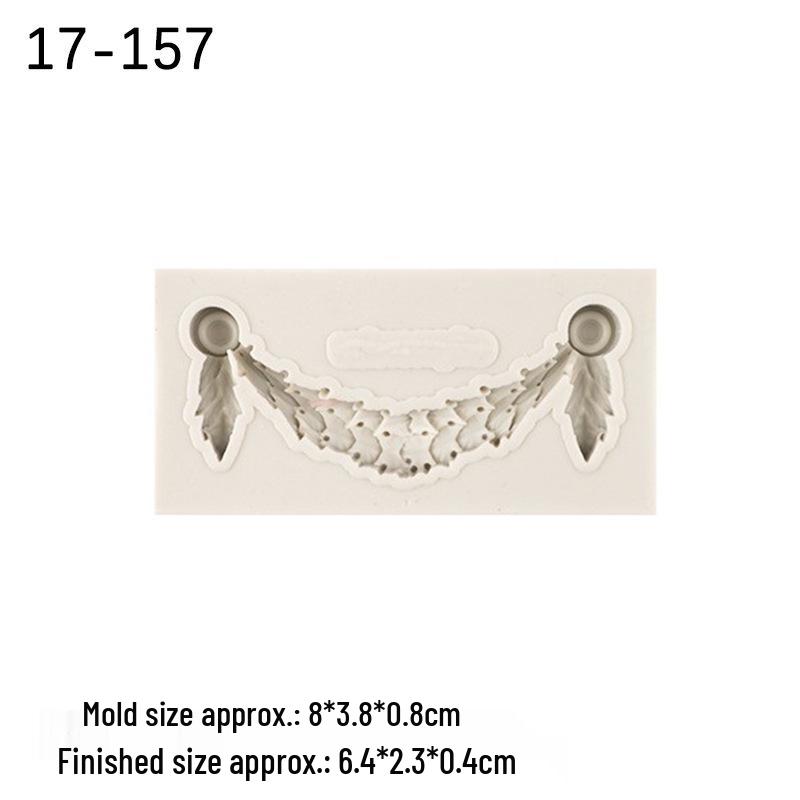 Набор рельефных силиконовых форм для эпоксидной смолы, глины, украшений для торта и шоколадной мастики