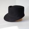Elegant Fedora Hat British Style Wool Topper Hat Fashion Wool Equestrian Hat  Performances