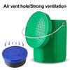 Fishing Bait Bucket with Handle Large Capacity Portable Breathable Earthworm Maggot Worm Lures Container Fishing Tackle
