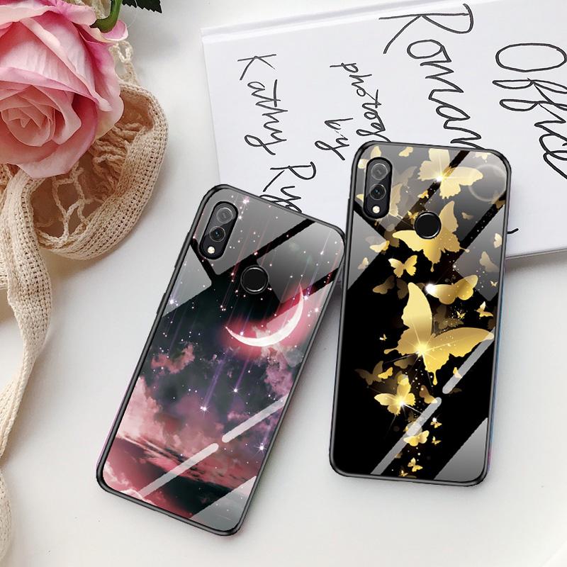 Fashion HD Painted Tempered Glass Phone Case for Xiaomi Mi 9T Huawei Honor 8S Samsung A30 iPhone 12 13