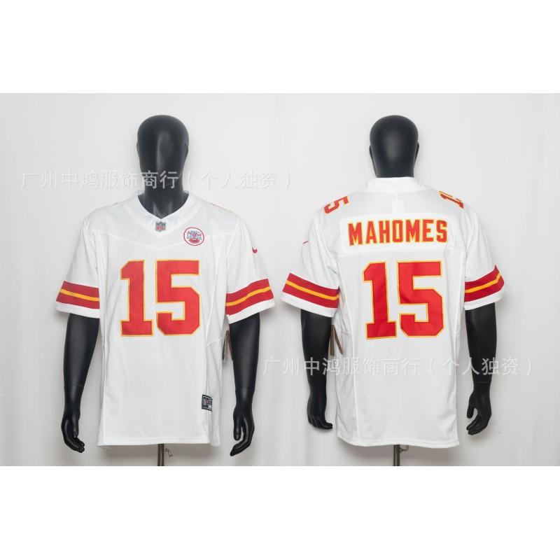 Mens NFL Kansas City Chiefs 3rd Gen Rugby Jersey - 15 87 5 9 Embroidered Football