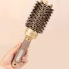 Extra Large Round Brush, Hair Brush With Boar, Dry Round Brush For Long Hair, Boar Bristles Round Brush For Blow Drying, Large Ceramic Brushes For
