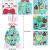 Rabbit Easter Ornaments Toddler Basket Bunny Hanging Craft Kit Felt Party Favor