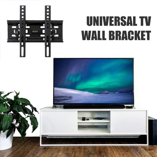 TV Wall Mount for 14-75 Inches Television Heavy Duty Cold Rolled Steel Universal Adjustable Flat Screen TVs Monitor Wall Mounted Bracket