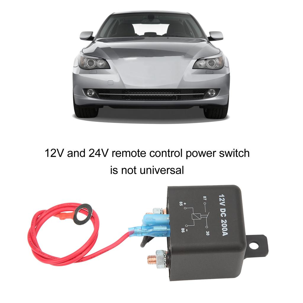 12V Автомобильный выключатель питания с дистанционным управлением Ударопрочный Чувствительный Компактный для пикапов Сельскохозяйственной техники