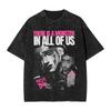 Jayce Caitlyn Viktor Jesus Vi Sevika Arcane Washed Tshirt Man  Cotton Tshirts Summer Oneck Hip Hop Tee Shirt Big Size Tops