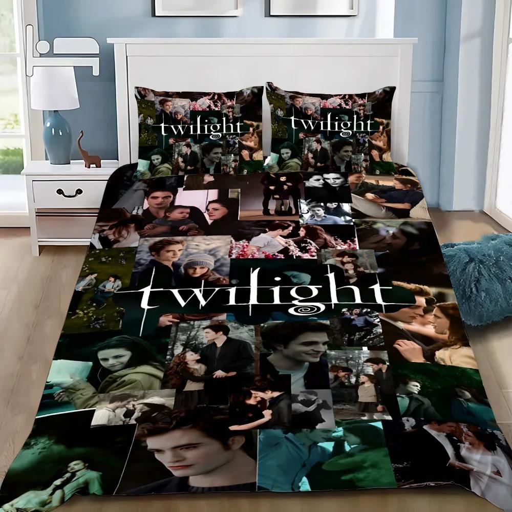 Exquisite The twilight Saga printed Bedding Set Duvet Cover Set 3pcs For Boys girls Adult Bedroom Decoration Single Twin Full