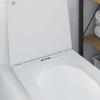 Toilet Seat White 47 x 36 x 3.4 cm Duroplast