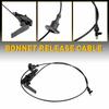1PC For Peugeot Partner Citroen Berlingo 2008-2019 7937Q8 New Front Bonnet Release Cable With Latch  Car Engines Accessories