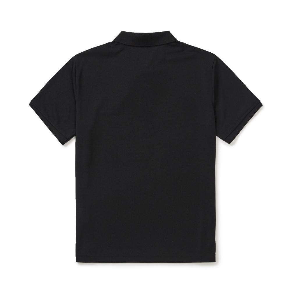 [Snowpeak] Pique Basic Polo T-Shirt Black (S26MMFPS68)
