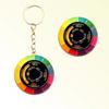 Rotatable Color Wheel Keyring Palette Rotable Color Palette Keychain  Clothing Accessories.