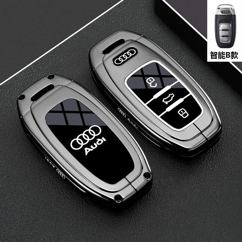 New For T A6 A7 A8 E-tron Q5 Q7 Q8 C8 D5 Transparent TPU Car Remote Key Case Cover Shell Keyless Holder Fob Keychain Accessories