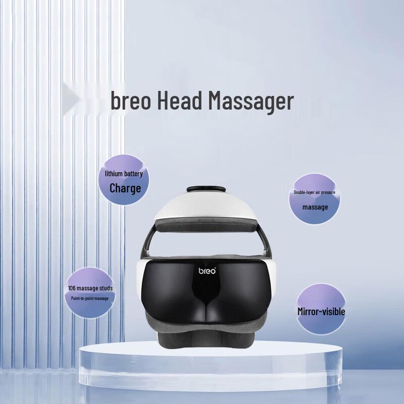Breo iDream3s Head and Eye Massager Helmet