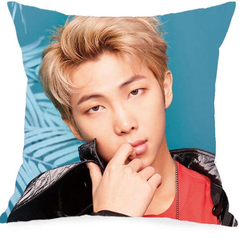 18 Bts Kpop Bangtan Boys Face Yourself Peach Skin Cushion Cover Pillow Throw