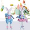 Easter Cute Bunny Doll Bunny Happy Easter Party Decoration Home Easter Kids Faceless Doll 2pc