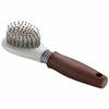Dog Brush - Hunter - Care Brush S - Single and Double Bristles - Ergonomic Handle - Black Color