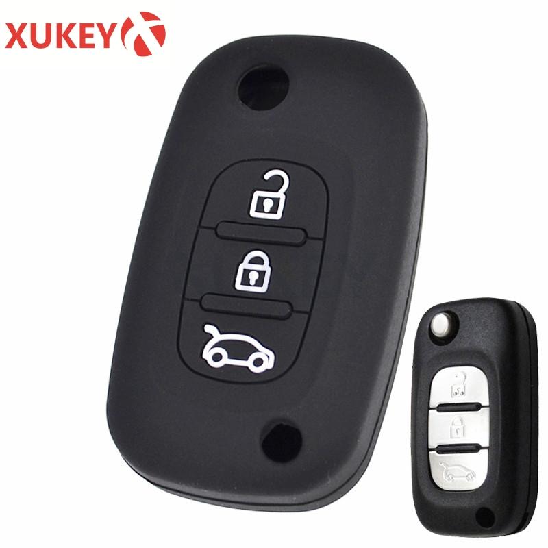 Силиконовый чехол для автомобильного ключа для Renault Megane Koleos Kadjar Clio Captur Kwid Для Dacia Logan Duster Чехол Пульт Дистанционного Управления
