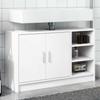 VidaXL White Sink Cabinet 90x29x55 Cm Engineered Wood, Bathroom Cabinet, Bathroom Storage Cabinet, 848122