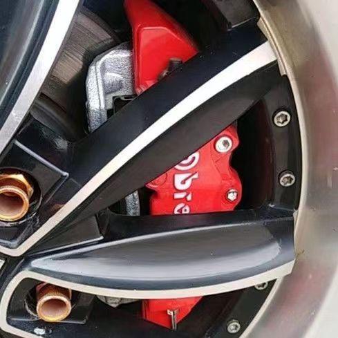 KUNBABY 8 Colors ABS Plastic Brake Caliper Cover 4 pcs/set 3D Style (Come Without Glue)