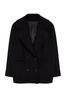 Women's Plus Size Coat Mink Regular Fit Double Breasted Closure Wool Blend Cashmere Coat