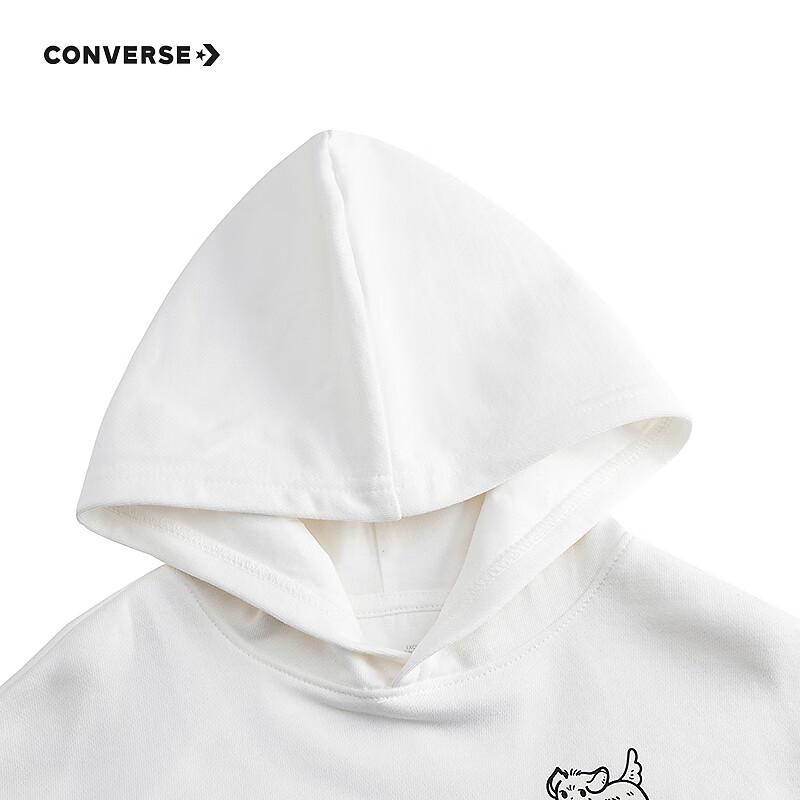 Converse Детская толстовка с капюшоном из хлопкового флиса