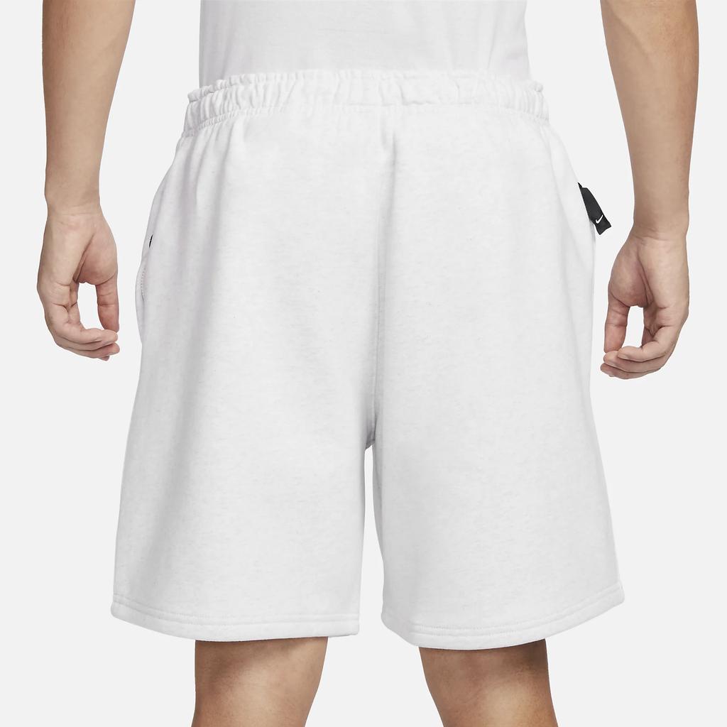 Nike Мужские спортивные шорты Solo Swoosh с однотонным логотипом и эластичной талией, белые DV3055-051