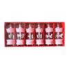 6Pcs Wooden Christmas Carousel Ornament New Year DIY Crafts Carousel Hanging Decor Exquisite Colorful Xmas Carousel Pendant