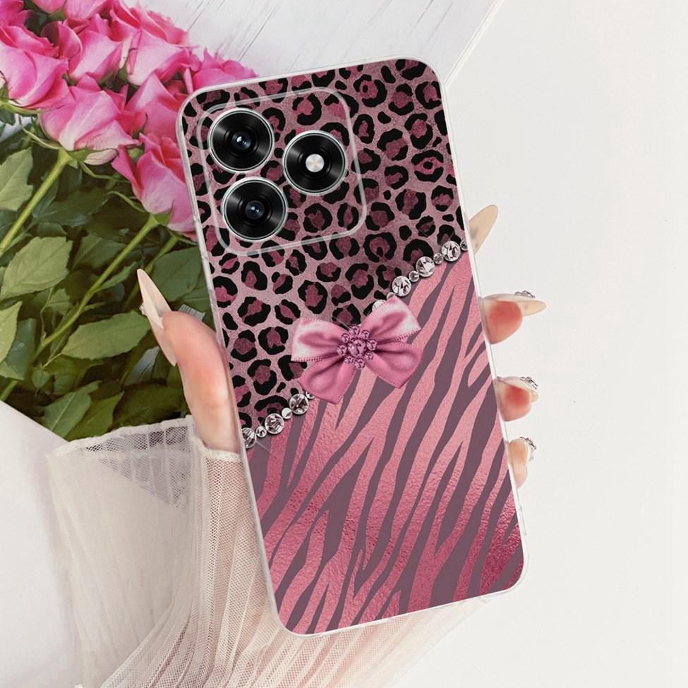 Case For Honor X5C Plus Cover Transparent Luxury Cute Cat Fashion Butterfly Cool Painted Casing For Honor X5cPlus