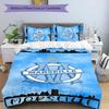 Marseilles 3pcs Bedding Set Duvet Cover Closure Includes 1 Duvet Cover & 2 Pillowcases for All Seasons Bedroom Home Dorm Decor