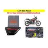 Royal Enfield "Blazing Black Scram 411 Left Side Panel With Decal"