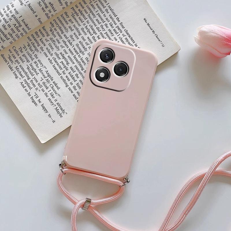 Для Huawei Honor 400 Pro 400 Lite Мягкий силиконовый чехол-ремешок через плечо для Honor 400Pro Защита линзы TPU противоударный чехол для телефона