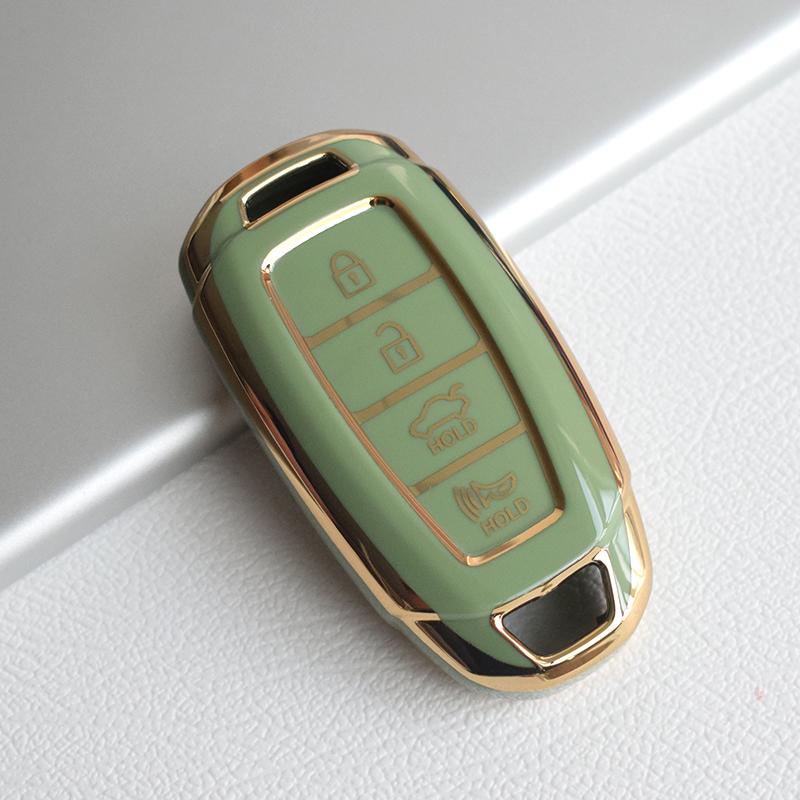 Для Hyundai i30 Ix35 KONA Encino Solaris Azera Grandeur IG Accent Santa Fe Palisade TPU автомобильный брелок чехол брелок чехол