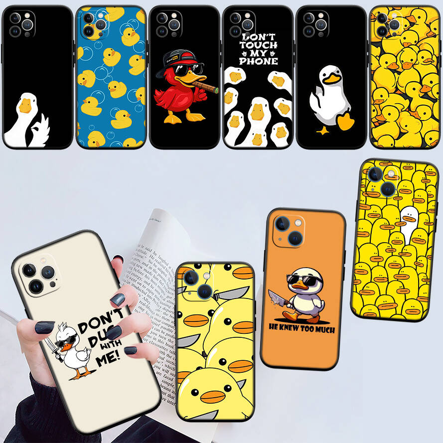 DUCK Cartoon Case for Samsung M55 M35 M15 A02 A05S A05 A06 A15 A12 A13 A10 A16 A20 A22 A24 A25 A30 A31 A32 A33 A35 A42 A50