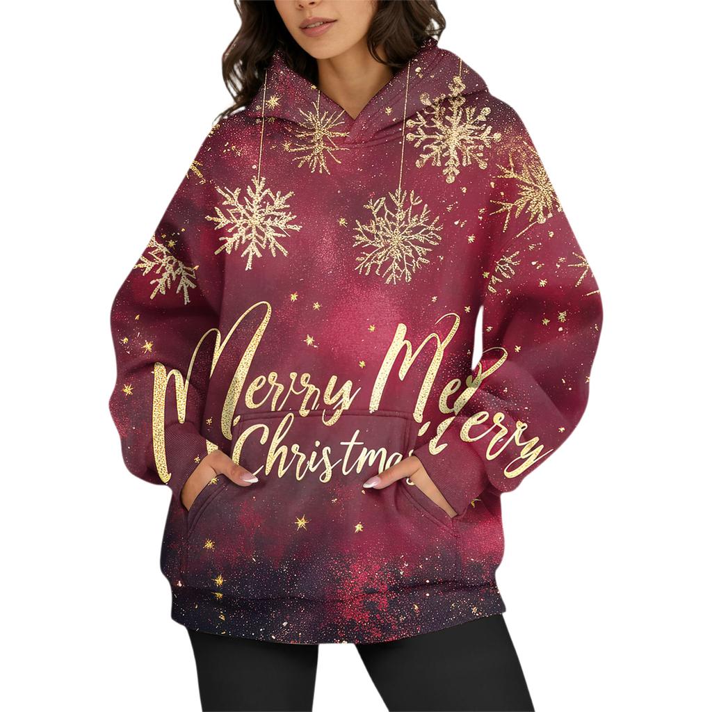 Women's Fashion Daily Versatile Casual Crewneck Sweatshirts Long Sleeve Printed Top Sweatshirts