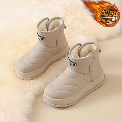 Модные женские зимние сапоги CRLAYDK, утепленные искусственным мехом, теплые ботильоны до щиколотки для улицы, на платформе, слипоны, водонепроницаемые короткие ботинки для ходьбы