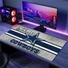 Custom Name,Dallas Cowboys Mouse Pad, Large Gaming Desk Mat, Non-slip XXL Mousepad for Laptop & Tablet, Mini PC Playmat with Stitched Edges